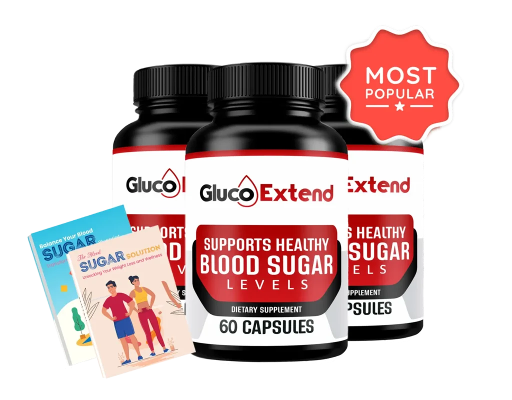 Gluco Extend Supports Healthy Blood Sugar Levels Dietary Supplement