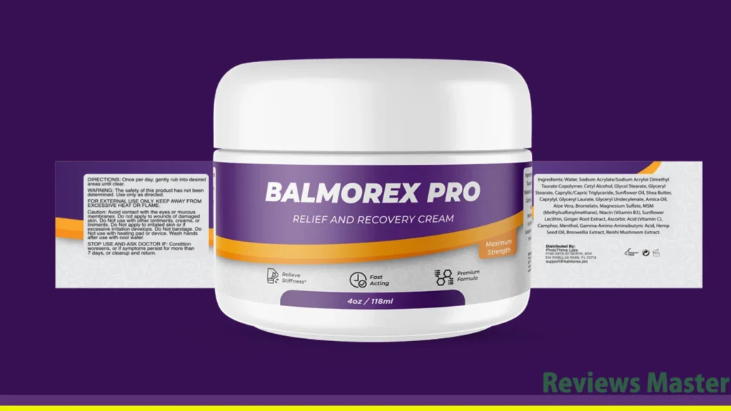 Balmorex Pro Relief and recovery cream