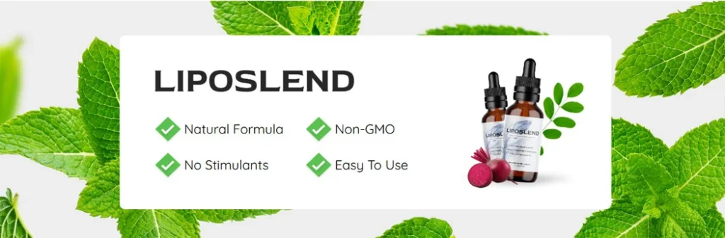 Liposlend Natural Formula, Non GMO, No Stimulants and Easy to use